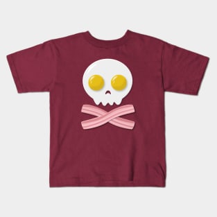 Jolly Roger Breakfast Kids T-Shirt